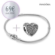 Befestige die clips an deinem charm armband, um deine weiteren charms zu fixieren. Pandora Starterset Incl Pandora Armband Und Charm Herz 925er Silber 590702hv Orotiamo Schmuck Und Uhrmacherkunst