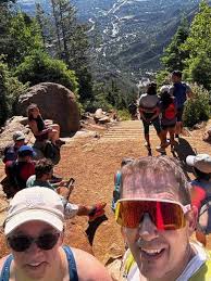 Made it to the top with good friends and family!