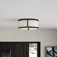Ebern Designs Cordoba 2 Light 12 Simple Drum Flush Mount Reviews Wayfair