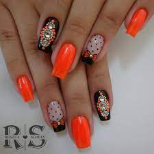 27 Fotos De Unhas Decoradas Com Flores E Joias Passo A Passo Trendy Nails Hot Nails Nail Art Designs