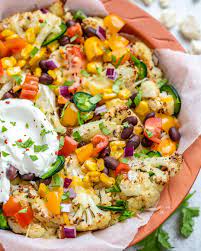 Cheesy Cauliflower Nachos Recipe Clean Food Crush Clean Recipes Food