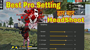 It means that not only you can compete or kill the other players but you also. Best Pro Setting For Always Headshot Without Scope Headshot Garena Free Fire Youtube