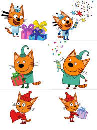 tri kota baby art cat party baby posters