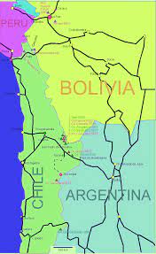 In schools, bolivian children sing songs about the country's return to the sea, while chile. Map Sketch Chile Bolivia 1996