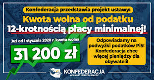 Kwota wolna od podatku urosła w środowisku wolnościowym niemalże do recepty na większość bolączek społeczeństwa. Konfederacja Proponuje Podwyzszenie Kwoty Wolnej Od Podatku Konfederacja