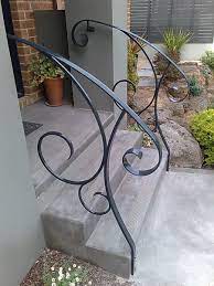 Pin By Luis Sosa On For The Home Wrought Iron Stair Railing Handrail Design Wrought Iron Stairs