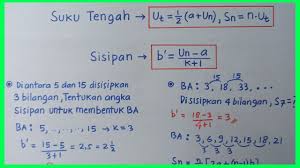 We did not find results for: Suku Tengah Sisipan Barisan Deret Aritmatika Matematika Kelas 11 Youtube