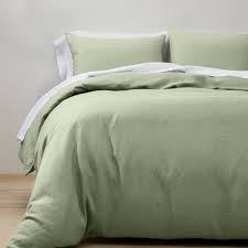 Pick up the color of the walls with a sage green comforter or throw. Full Queen Linen Duvet Sham Set Sage Green Casaluna Target