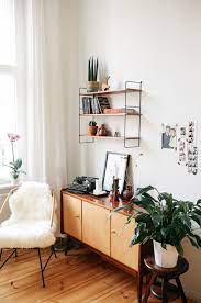 Mid Century Vintae Furniture In Old Apartmet Home Decor Minimalist Living Room Home