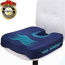 amazon com yoxn best gel seat cushion orthopedic memory foam gel coccyx seat for long sitting work therapeutic sci coccyx cushion office chair gel cushion