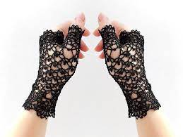 This is an original design, and after a year of procrastinating, i finally wrote the pattern down and it is available for purchase at my etsy shop. Handmade Lace Gloves Crochet Fingerless Mittens Wedding Gloves Etsy Lace Fingerless Gloves Lace Gloves Crochet Fingerless Gloves