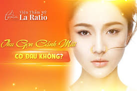 Thu gọn cánh mũi có đau không?