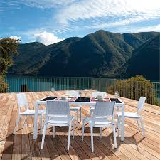 Shop afw online or in store! Tkc Laguna 7 Piece 60 Round Glass Top Patio Dining Set In Navy For Sale Online Ebay