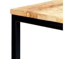 We offer fine solid wood and black walnut live edge tables and table tops to the chicago area and beyond. Vidaxl Dining Table Solid Mango Wood With Iron Legs Ab 160 99 Preisvergleich Bei Idealo De