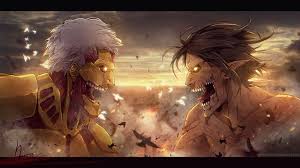 Eren Vs Armored Titan Who Would Win Seni Anime Seni Attack On Titan