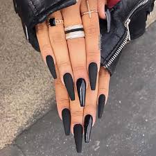 Lipstick red nails have actually shown up on every leading woman's hands considering that the start of hollywood. 21 Bold And Edgy Black Coffin Nails Page 2 Of 2 Stayglam