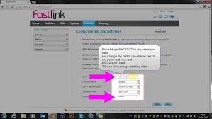 وبالنسبة لهده الخطوات سنجردها كما يلي: How To Change Your Ssid And Password For Huawei E5776s Device Provided By Fastlink Youtube