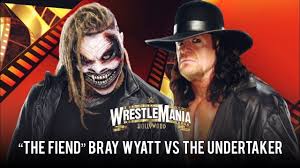 Mark william calaway (born march 24, 1965), better known by the ring name the undertaker, is an american retired professional wrestler. The Undertaker Vs The Fiend Bray Wyatt Wwe Wrestlemania 37 2021 Youtube