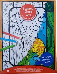 De buitenruit is 5 mm, de binnenruit is 4mm. Glas In Lood Kleurboek Giraffe Bol Com
