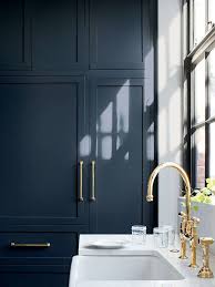 My 6 Favorite Moody Dark Paint Colors Ranging From Deep Navy To Olive Green To Rich Charcoal These In 2020 Blue Kitchen Cabinets Kitchen Cabinet Colors Navy Kitchen
