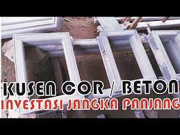 Daun pintu 80 x 200, kusen aluminium mengikuti. Perbandingan Harga Kusen Cor Kusen Beton Dengan Kusen Kayu Lebih Baik Yang Mana Youtube