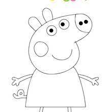 Imprime Este Dibujo De Peppa Pig Para Colorear Y Decorar Tu Cuarto Te Encanta La Serie Tv Peppa Dibujo De Peppa Pig Pinatas De Peppa Pig Tartas De Peppa Pig