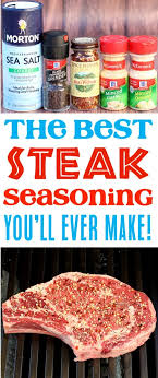 These spice rubbed sirloin steaks with herb butter have a caramelized seasoned crust and the most amazing rich and bright herb butter! 8 Seasoning Ideas Recipes Cooking Recipes Marinade Recipes