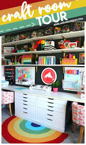 I've been working on my new craft space for over a year now. Pin On A Girl And Her Craft Crap
