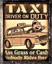Taxi Cab Sign Funny Vintage Retro Mancave Bathroom Wall Decor Art 185 Funny Signs Taxi Cab Vintage Style Wall Decor