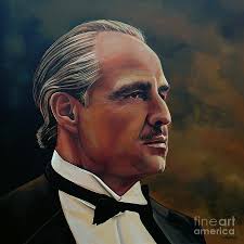 Marlon Brando Painting by Paul Meijering