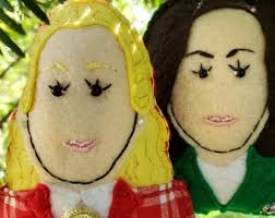 Heathers Movie Ornament Set, Handmade Felt Ornaments