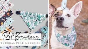 You will love this crochet dog bandana pattern ideas and we have included a video tutorial to show you how. See How To Sew An Easy Pet Bandana Spoonflower Blog