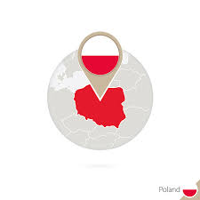 You can always download and modify the image size according to your needs. Vektor Von Poland Map And Flag In Circle Id 55010345 Lizenzfreie Bild Stocklib