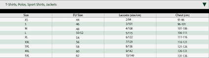 Size Guide Mousoulis