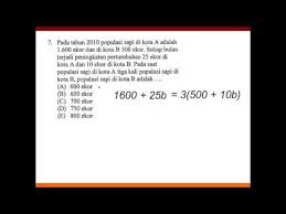 Check spelling or type a new query. Sbmptn 2013 Matematika Dasar Sma 07 Soal Cerita Pertumbuhan Youtube