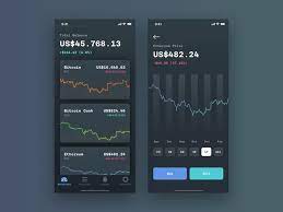 Mobile Dashboard For A Crypto Currency Trading App Bitcoin Currency Bitcoin App
