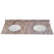 d stone effects double sink vanity top