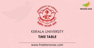 The exam dates will be published on the official website. Kerala University Time Table 2021 Pdf Out B A B Com M A M Sc Exam
