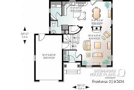 Find cute single family house blueprints, residential designs w/bedrooms together & more! House Plan 3 Bedrooms 2 5 Bathrooms Garage 3824 Drummond House Plans