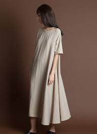 Tofu Short Sleeve Boatneck Tent Dress Wheat Tent Dress Dresses Boat Neck Dress