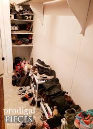 These mudroom storage ideas will help you to eliminate clutter and get organized once and for all. Mudroom Update With Diy Storage Prodigal Pieces