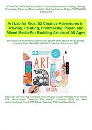 Drawing cartoon characters, drawing lessons for kids tagged: Download Free Art Lab For Kids 52 Creative Adventures In Drawing Painting Printmaking Paper And Mixed Media For Budding Artists Of All Ages Download E B O O K