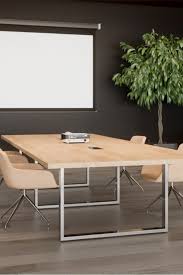 Grande Table De Reunion Design En Bois Table De Reunion Decoration Bureau Mobilier Design