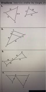 Get, create, make and sign gina wilson congruent triangles. Directions Determine Whether The Triangles Are Chegg Com