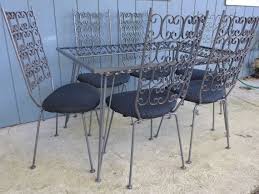 Vintage Arthur Umanoff Granada Dining Set Table And 6 High Etsy Vintage Patio Furniture Dining Table Setting Vintage Patio