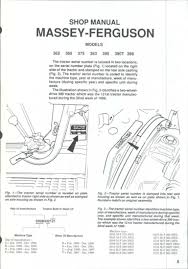 Each component should be placed and connected with. Massey Ferguson Mf383 Tractor Service Repair Manual