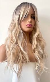 Long highlighted ladies wig Tasha