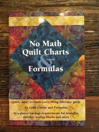 no math quilt charts and formulas