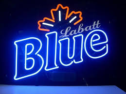 Labatt Blue Neon Sign Avec Images Lampe Decoration Signs Affichage