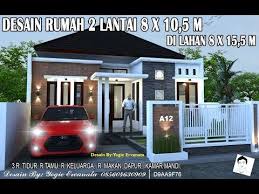 Tebal cor coran dari permukaan begel teluar 1,5 cm. Desain Rumah Ukuran 15 X 14 5 M 3 Ruang Tidur 1 Youtube Minimalist House Design Modern House Exterior Architect Design